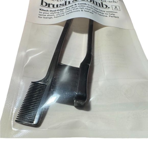Kitsch Double Sided Edge Control Brushes Soft Nylon Bristles For Bangs, Hairline - Picture 5 of 11